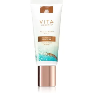 Vita Liberata Beauty Blur Face crème teintée éclat effet lissant teinte Dark 30 ml