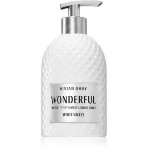 Vivian Gray Wonderful White Valley savon liquide de luxe mains 500 ml