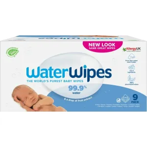 Water Wipes Baby Wipes 9 Pack lingettes douces pour bébé 9x60 pcs
