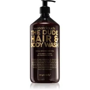 Waterclouds The Dude Hair & Body Wash gel de douche et shampoing 2 en 1 1000 ml