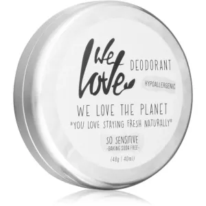 We Love The Planet You Love Staying Fresh Naturally So Sensitive déodorant crème bio pour peaux sensibles 48 g