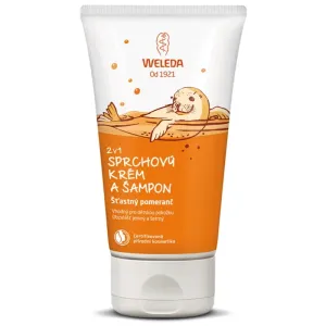 Weleda Kids Happy Orange crème de douche et shampoing pour enfant 2 en 1 150 ml #110383