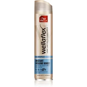 Wella Wellaflex Instant Volume Boost laque cheveux extra fort pour un volume extra 250 ml
