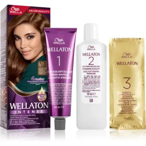 Wella Wellaton Intense coloration cheveux permanente à l'huile d'argan teinte 6/7 Magnetic Chocolate 1 pcs