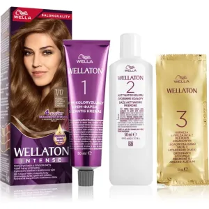 Wella Wellaton Intense coloration cheveux permanente à l'huile d'argan teinte 7/17 Frosted Chocolate 1 pcs