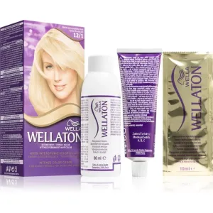 Wella Wellaton Intense coloration cheveux permanente à l'huile d'argan teinte 12/1 Special Blonde Ash 1 pcs