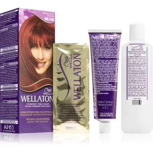 Wella Wellaton Intense coloration cheveux permanente à l'huile d'argan teinte 66/46 Cherry Red 1 pcs