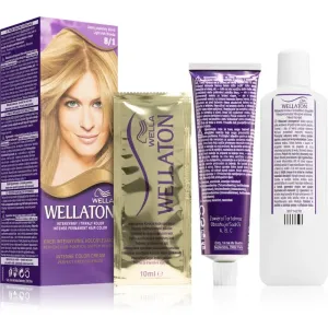 Wella Wellaton Intense coloration cheveux permanente à l'huile d'argan teinte 8/1 Light Ash Blonde 1 pcs