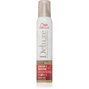 Wella Deluxe Definition & Protection mousse fixante fixation et forme 200 ml