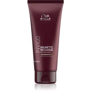 Wella Professionals Invigo Brunette Recharge après-shampoing rénovateur de couleur pour cheveux châtains teinte Cool Brunette 200 ml