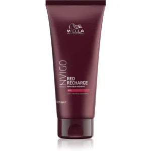 Wella Professionals Invigo Red Recharge après-shampoing rénovateur de couleur pour cheveux roux teinte Red 200 ml