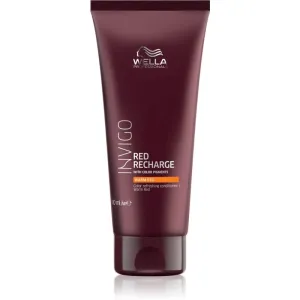 Wella Professionals Invigo Red Recharge après-shampoing rénovateur de couleur pour cheveux roux teinte Warm Red 200 ml