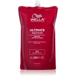 Wella Professionals Ultimate Repair Shampoo shampoing fortifiant pour cheveux abîmés náhradní náplň 1000 ml