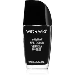 Wet n Wild Wild Shine vernis à ongles haute couvrance teinte Black Creme 12.3 ml
