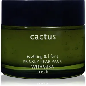WHAMISA Cactus Prickly Pear Pack masque gel hydratant pour une peau remodelée et raffermie 100 g