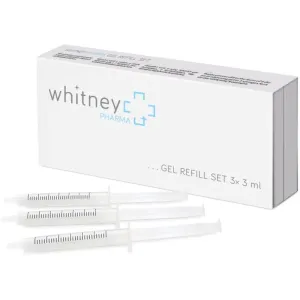 WhitneyPHARMA Gel refill set recharge pour le blanchiment délicat des dents 3x3 ml
