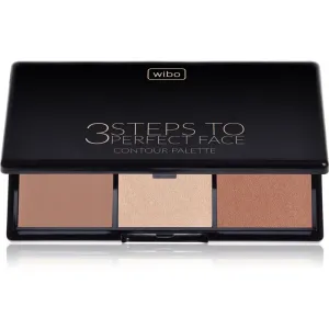 Wibo 3 Steps To Perfect Face  Dark palette contouring visage 10 g