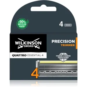 Wilkinson Sword Quattro Titanium Precision lames de rechange 4 pcs