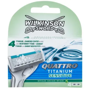Wilkinson Sword Quattro Essential 4 Precision Sensitive lames de rechange 4 pcs