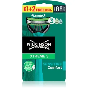 Wilkinson Sword Xtreme 3 Sensitive Comfort rasoirs jetables pour homme 8 pcs