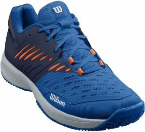 Wilson Kaos Comp 3.0 Mens Tennis Shoe Classic Blue/Peacoat/Orange Tiger 42 Chaussures de tennis pour hommes