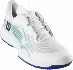 Wilson Kaos Swift 1.5 Mens Tennis Shoe White/Blue Atoll/Lapis Blue 42 2/3 Chaussures de tennis pour hommes