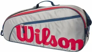 Wilson Junior 3 Pack 3 Grey Eqt/Red Sac de tennis