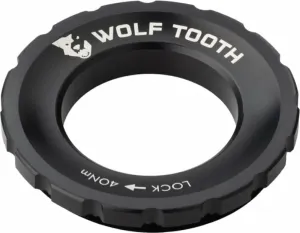 Wolf Tooth Centerlock Rotor Lockring Black Pièce de rechange / adaptateur