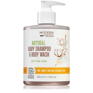 WoodenSpoon Natural shampoing et gel de douche pour enfant 2 en 1 300 ml