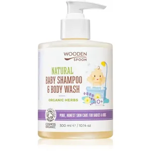 WoodenSpoon Natural shampoing et gel de douche pour enfant arôme lavande 300 ml
