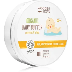WoodenSpoon Organic Coconut & Shea beurre corporel pour bébé 100 ml