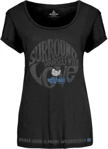 Woodstock T-shirt Surround Yourself Black S