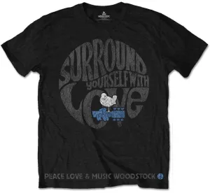 Woodstock T-shirt Unisex Surround Yourself Unisex Black 2XL