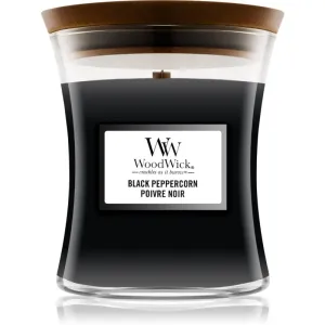 Woodwick Black Peppercorn bougie parfumée avec mèche en bois 275 g