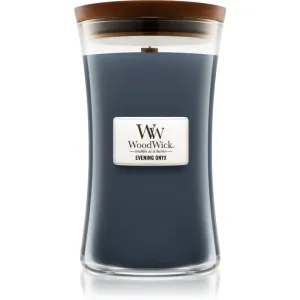 Woodwick Evening Onyx bougie parfumée avec mèche en bois 609.5 g