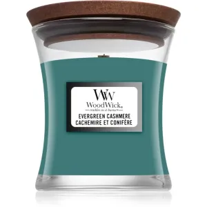 Woodwick Evergreen Cashmere bougie parfumée 85 g
