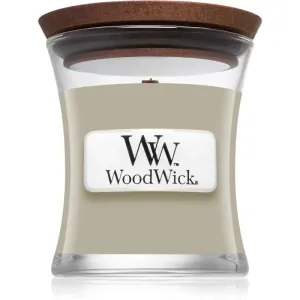 Woodwick Fireside Au Coin Du Feu bougie parfumée avec mèche en bois 85 g