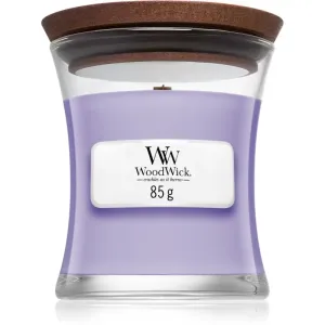 Woodwick Lavender Spa bougie parfumée avec mèche en bois 85 g
