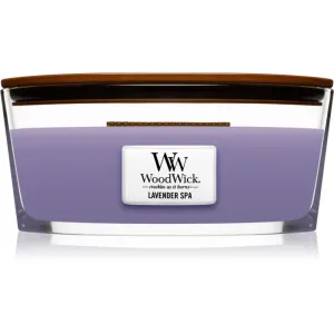 Woodwick Lavender Spa bougie parfumée avec mèche en bois (hearthwick) 453 g #115489