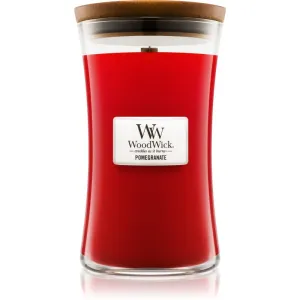 Woodwick Pomegranate bougie parfumée avec mèche en bois 609,5 g