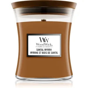 Woodwick Santal Myrrh bougie parfumée 275 g