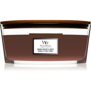 Woodwick Smoked Walnut & Maple bougie parfumée avec mèche en bois (hearthwick) 453,6 g
