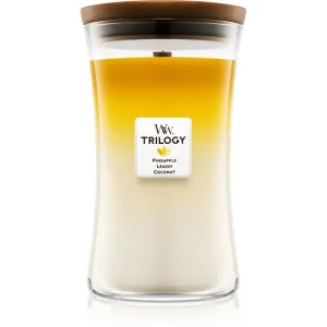Woodwick Trilogy Fruits of Summer bougie parfumée avec mèche en bois 609,5 g #430241