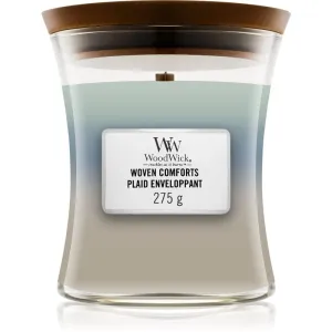 Woodwick Trilogy Woven Comforts bougie parfumée avec mèche en bois 275 g