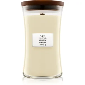 Woodwick White Teak bougie parfumée avec mèche en bois 609.5 g #430311