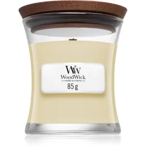 Woodwick White Teak bougie parfumée avec mèche en bois 85 g