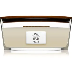 Woodwick White Teak bougie parfumée avec mèche en bois (hearthwick) 453.6 g #430322