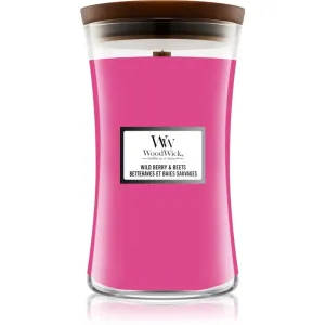 Woodwick Wild Berry & Beets bougie parfumée avec mèche en bois 609,5 g