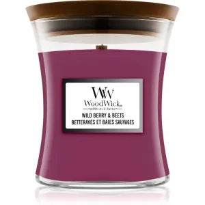 Woodwick Wild Berry & Beets bougie parfumée avec mèche en bois 275 g