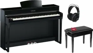 Yamaha CLP-735 PE SET Polished Ebony Piano numérique